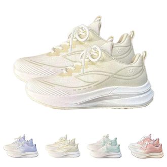 Generic Womens Trainers Running Shoes Jogging Fitness Sneakers Lightweight Breathable Walking Gym Sports Casual Trainers Tennis Shoes Ladies Non Slip Lace Up 