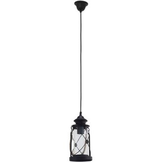 Eglo Suspensi&oacute;n Eglo Vintage Linterna 1 X E27 Negro