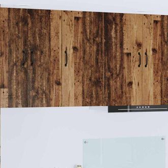 vidaXL vidaXL Pensile cucina Legno vecchio 40 x 31 x 80 cm Legno multistrato