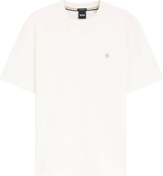 HUGO BOSS Hombre, Camisetas, Beige, Talla: 2XL