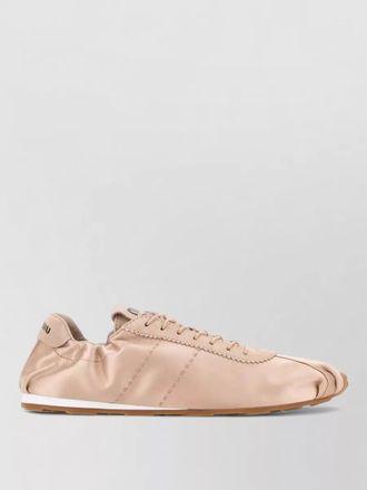 Miu Miu satin low top sneakers rubber sole