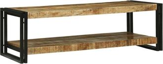 vidaXL Mesa De Caf&eacute; Marr&oacute;n 120 X 50 X 38 Cm Madera Maciza De Mango Vidaxl