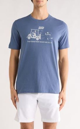 Travis Mathew Straight Up Vegas Graphic T-Shirt in Vintage Indigo at Nordstrom Rack, Size Xx-Large