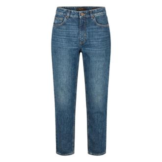 Moorer Denim Broek - Dames - Jeans - Blauw - Maat: W27 Denim