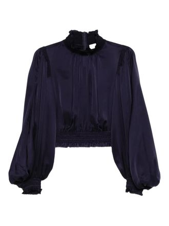 Zimmermann Zimmermann Shirts Blue - women - Silk - 2