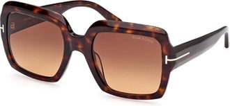 Tom Ford FT1082 KAYA 52F Womens Sunglasses Tortoiseshell Size 54