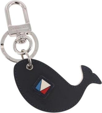 Louis Vuitton Pre-owned Bag Charm Key Holder - Dames - Vintage Accessoires - Zwart - ONE Size - Leer - Vintage