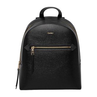 DKNY Dkny, Tassen, Dames, Zwart, ONE Size, Leer, Bryant Ave Medium Backpack