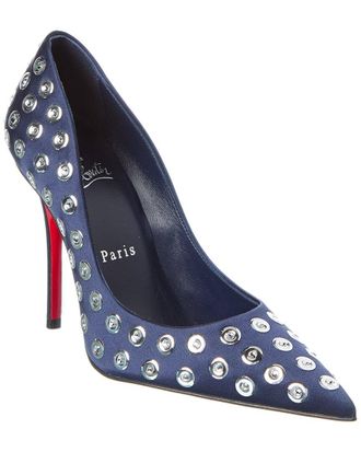 Christian Louboutin Miss Z Boum Boum Mirror 100 Satin Pump