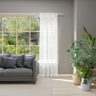 Neutex Vorhang »Allure« Multifunktionsband 1 Stk. tlg. HxB: 245x140, Schal mit verdeckten Schlaufen