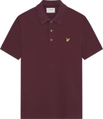 Lyle & Scott Effen Polo Shirt - Heren - Polos - Rood - S - Katoen - Tops