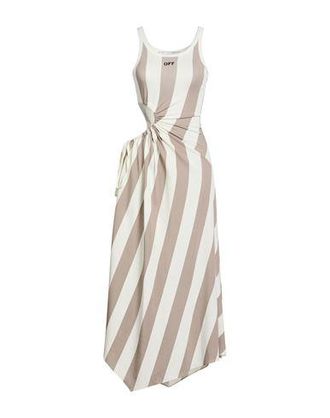 Off-white Maxi dresses