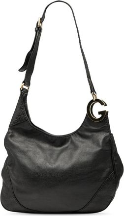 Gucci 2000-2015 Guccissima Trimmed Leather Charlotte crossbody bag - Nero