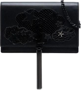 Saint Laurent Pre-owned Kate Wallet on Chain - Dames - Vintage Schoudertas - Zwart - ONE Size - Leer - Vintage