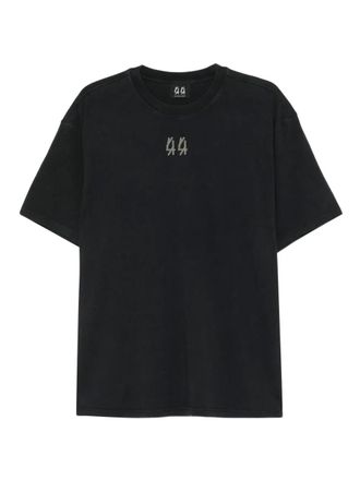 44 Label Group logo-print T-shirt - men - Fabric - M - Black