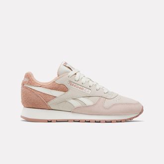 Reebok Womens Classic Leather In Pinkclay/Alabaster/Chalk M