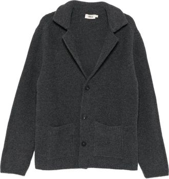 Altea Cardigan con bottoni e tasche applicate - Grigio