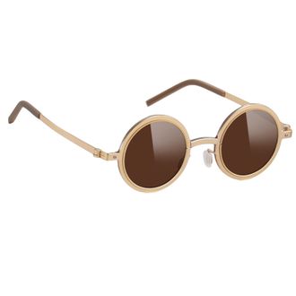 Generic Adjustable Tint Sunglasses Round, Polarized Eyewear with Built-In ND Filter, Lightweight UV Protection Glasses, Outdoor Sports Vacation Accessory, Bea