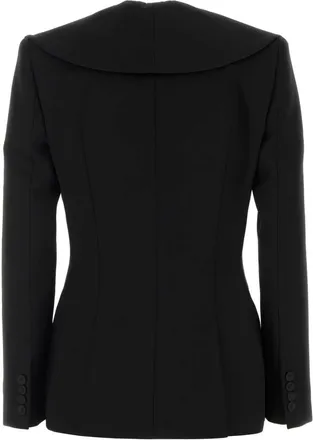 Alexander McQueen Tailored Wool Blazer - Black