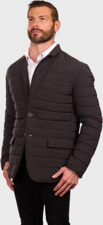 Perry Ellis Tech Stretch Quilted Blazer Jacket in Black at Nordstrom, Size Xx-Large