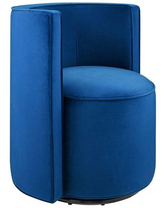 ModWay Della Performance Velvet Fabric Swivel Chair