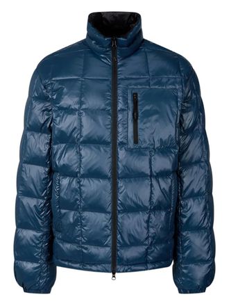 STUDIO TOMBOY square-pattern padded jacket - men - Nylon - M - Blue