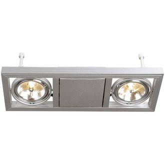Netlighting Cool 2 Light Commercial Lighting Aluminum G53 Bulb in Grey