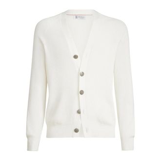 Brunello Cucinelli English Rib Raglan Cardigan