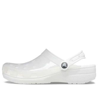Crocs (WMNS) Crocs Jelly Crocs Transparent Unisex White Sandals 206908-100