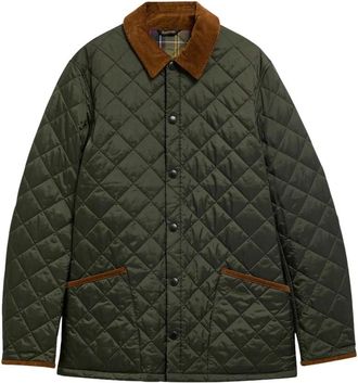 Barbour Heritage Liddesdale Quilted Jacket - Heren - Jassen - Groen - Maat: M Katoen