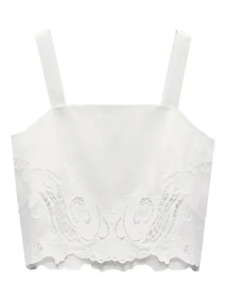 Rag & Bone cut-out top - White
