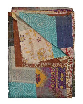 Taj Natural Group Kantha Silk Throw