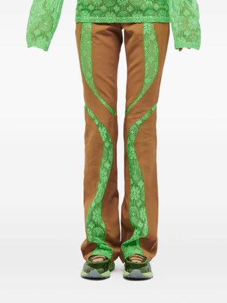 Kiko Kostadinov Pantaloni Dana - Marrone