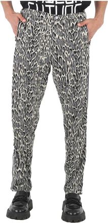 Roberto Cavalli Mens Micro Jaguar Jacquard Trousers, Size X-Small