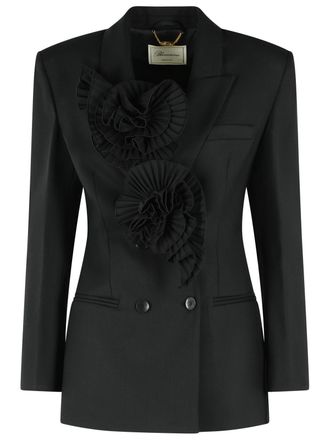 Blumarine Black Wool Blend Blazer