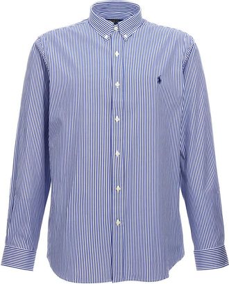 Ralph Lauren Blue logo embroidered Shirt