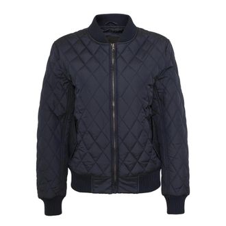 Urban Classics Dames/Dames Diamond Nylon Gewatteerd Jasje (Marine)