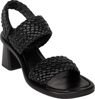 Homers Pina Heeled Sandal In Trenza Black