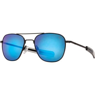 American Optical Original Pilot 52mm Aviator Nylon Polarized in Black - Bmn-P at Nordstrom