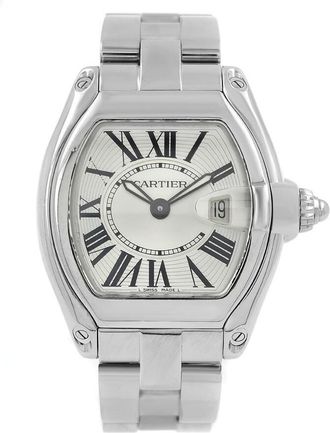 Cartier Pre-owned Cartier Roadster Quartz Silver Dial Ladies Watch W62016V3