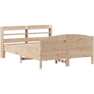 vidaXL Vidaxl - Estructura De Cama Sin Colch&oacute;n Madera De Pino Blanco 150x200 Cm