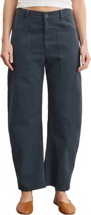 Velvet Brylie Sanded Twill Utility Pant In Phantom