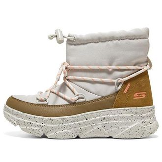 Skechers (WMNS) Skechers Bobs MT. PEAK White Brown 117311-NAT