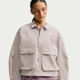 Nike Womens Nike ACG Smith Summit UV-Resistant Jacket in Brown | HV0583-236