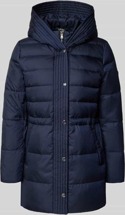 Lauren Ralph Lauren Daunenmantel mit Kapuze in Dunkelblau, Größe XL