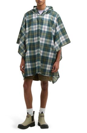 Barbour Tartan Showerproof Packable Poncho in Ancient Tartan at Nordstrom