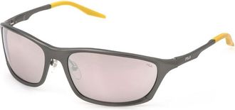 Fila SFID68 8YZX Mens Sunglasses Grey Size 66