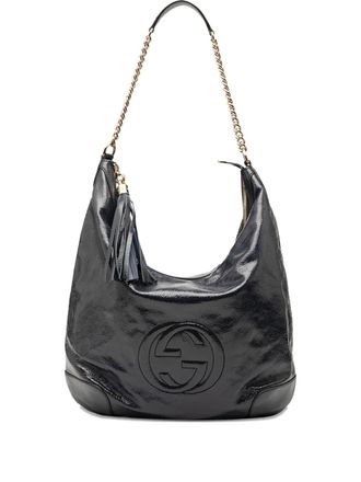 Gucci 2000-2015 Patent Soho shoulder bag - Blue