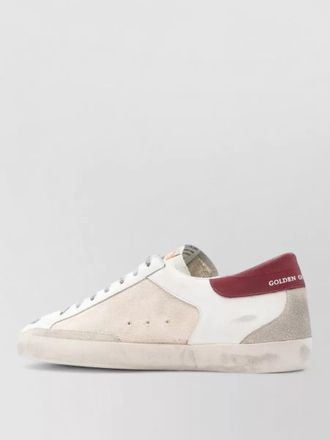Golden Goose superstar net leather sneakers suede star