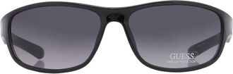 Guess Grey Gradient Rectangular Unisex Sunglasses GF0210 01B 62